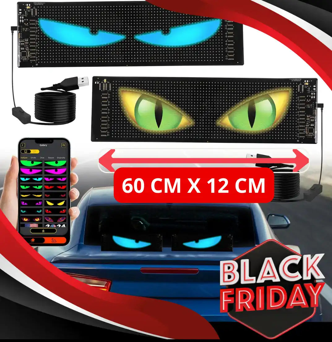 LED LUMINOSO CON BLUETOOTH OJITOS COQUETOS