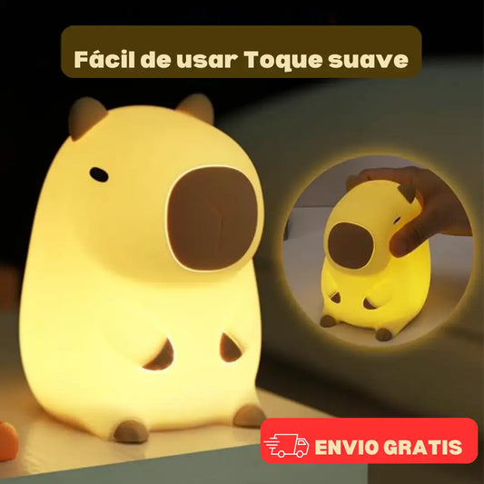 Capybara Lámpara Antiestrés Touch Suave