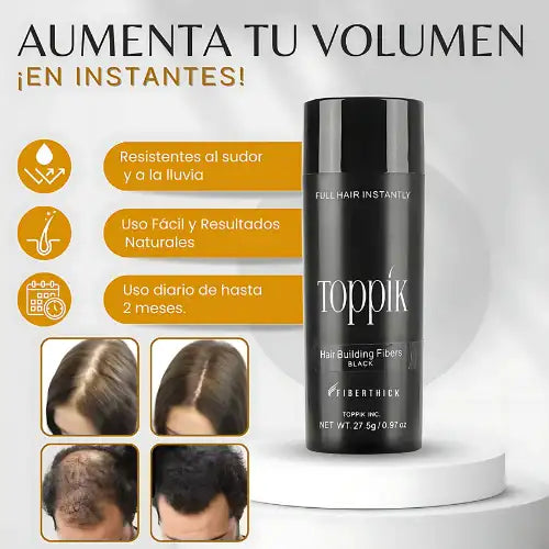Fibras Capilares Toppik PRO ™ una solución estética para la falta de cabello