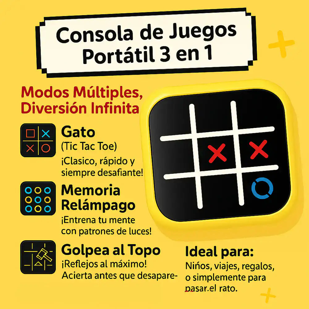 ¡El clásico Tres en Raya como nunca lo habías jugado! Ideal para niños y adultos 🎯🔥